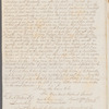 William Mark to M.A. Waters, letter signed (copy)