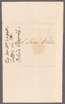 Sir James Campbell to Jane Porter, autograph letter signed