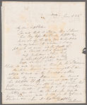 W[alter] Boyd to Miss Porter, autograph letter signed
