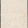 Isabella Alderson to Jane Porter, autograph letter signed