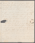 Isabella Alderson to Jane Porter, autograph letter signed