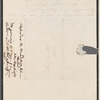 Isabella Alderson to Jane Porter, autograph letter signed