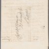 Unidentified sender, note