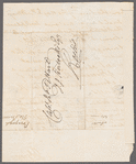 Unidentified sender, note