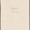 Diana Anne Hamlyn-Williams, Lady Hamlyn-Williams to [Miss? Porter], autograph note signed