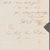 Nicholas Aylward Vigors to Robert Ker Porter, autograph letter signed