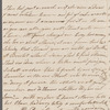Lady Sophia Fitzgerald to Jane Porter, autograph letter signed