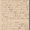 Thomas Nugent to Jane Porter, autograph letter signed