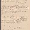 Thomas Nugent to Jane Porter, autograph letter signed