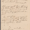 Thomas Nugent to Jane Porter, autograph letter signed