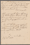 Thomas Nugent to Jane Porter, autograph letter signed