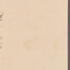 Thomas Nugent to Jane Porter, autograph letter signed