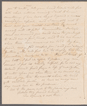 Miss J. B. James to Jane Porter, autograph letter signed