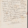 Catherine Maria Bury, Lady Charleville to Jane Porter, autograph letter signed