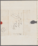 Victoria De Camp to Jane Porter, autograph letter signed