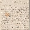 Georgiana Fitzroy to Jane Porter, autograph letter signed