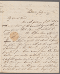 Georgiana Fitzroy to Jane Porter, autograph letter signed