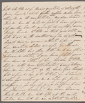 Georgiana Fitzroy to Jane Porter, autograph letter signed