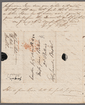 Georgiana Fitzroy to Jane Porter, autograph letter signed