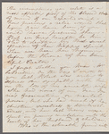 Anna Middleton to Jane Porter, autograph letter signed