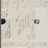 Anna Middleton to Jane Porter, autograph letter signed
