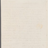 Sir Charles Throckmorton to Jane Porter, autograph letter signed