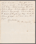 Dora Macdonald, Lady Macdonald to Jane Porter, autograph letter signed