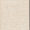 Mary Skinner to Jane Porter, autograph letter signed