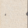 Mary Skinner to Jane Porter, autograph letter signed
