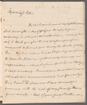 [W.?] Whitelocke to Jane Porter, autograph letter signed