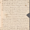 [W.?] Whitelocke to Jane Porter, autograph letter signed