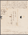 Sarah Elizabeth Utterson to Jane Porter, autograph letter signed