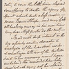 Catherine Maria Bury, Lady Charleville to Jane Porter, autograph letter signed