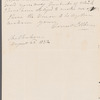 Harriot Mellon, Duchess of St. Albans to Jane Porter, autograph letter signed