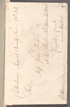 Harriot Mellon, Duchess of St. Albans to Jane Porter, autograph letter signed