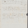 Eliza Fenwick to Jane Porter, autograph letter signed