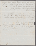 Eliza Fenwick to Jane Porter, autograph letter signed