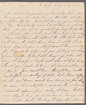 Phebe Horlock to Jane Porter, autograph letter signed