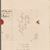 Phebe Horlock to Jane Porter, autograph letter signed