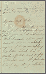Elizabeth Buxton to Jane Porter, autograph letter signed