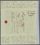 Elizabeth Buxton to Jane Porter, autograph letter signed