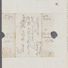 William Wood to Jane Porter, autograph letter signed