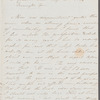Alicia Lefanu to Jane Porter, autograph letter signed
