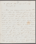 Alicia Lefanu to Jane Porter, autograph letter signed