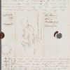 Alicia Lefanu to Jane Porter, autograph letter signed