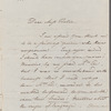 Charles [H-----?] to Jane Porter, autograph letter signed