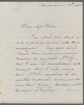 Charles [H-----?] to Jane Porter, autograph letter signed