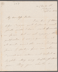 Sir Belford Hinton Wilson to Jane Porter, autograph letter signed