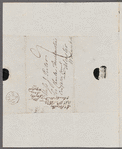 Richard Bentley to Jane Porter, autograph letter third person