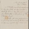 Richard Bentley to Jane Porter, autograph letter third person